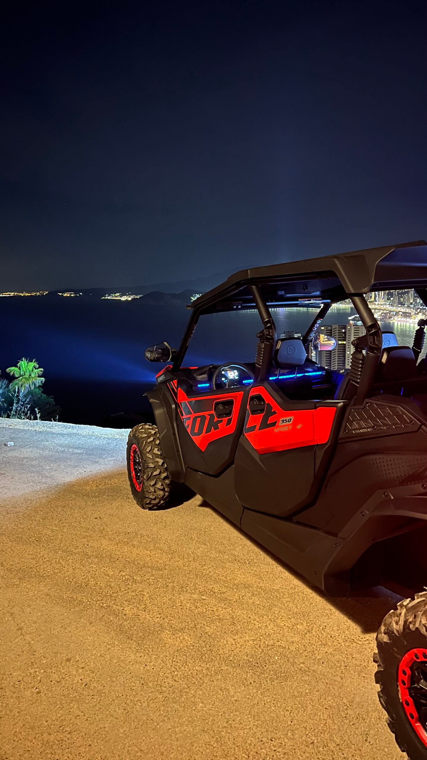 Buggy 4 plazas mirador nocturno Cruz de Benidorm